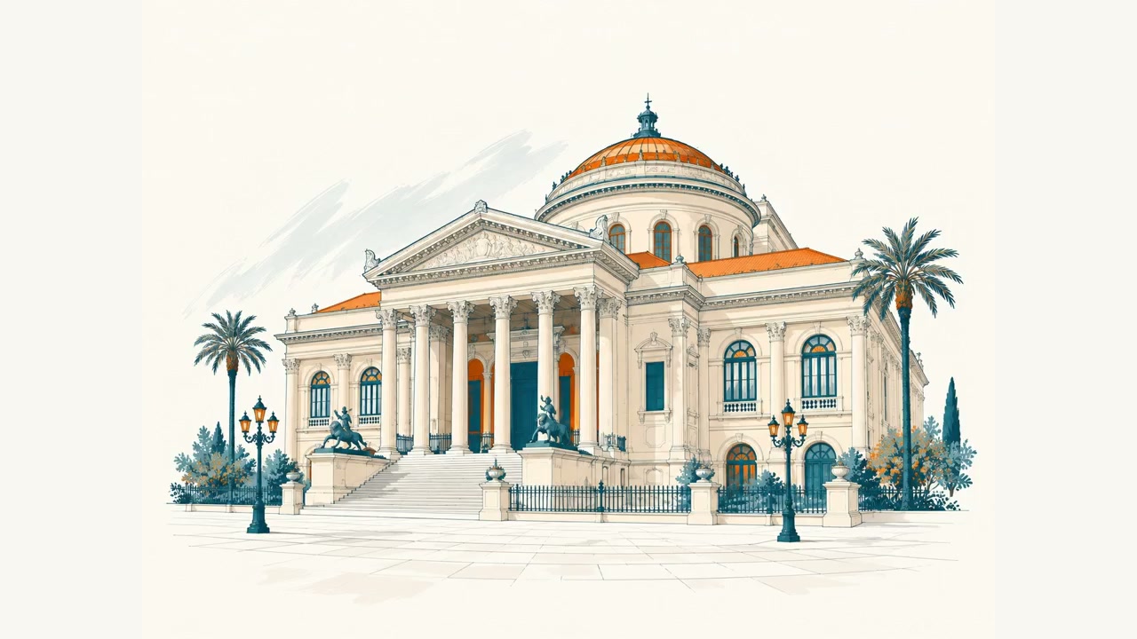 Illustrazioni delle destinazioni BidTheMoon